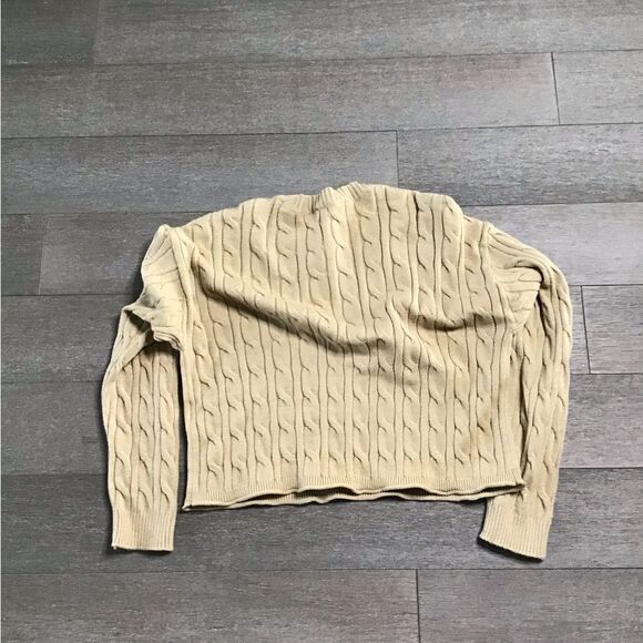 DKNY Cable Knit Sweater in Beige - Picture 2 of 4